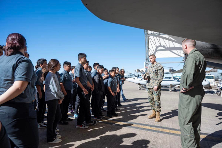Rosemont Middle School Junior Cadets Explore Military Life at NAS JRB Fort Worth