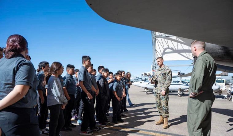 Rosemont Middle School Junior Cadets Explore Military Life at NAS JRB Fort Worth