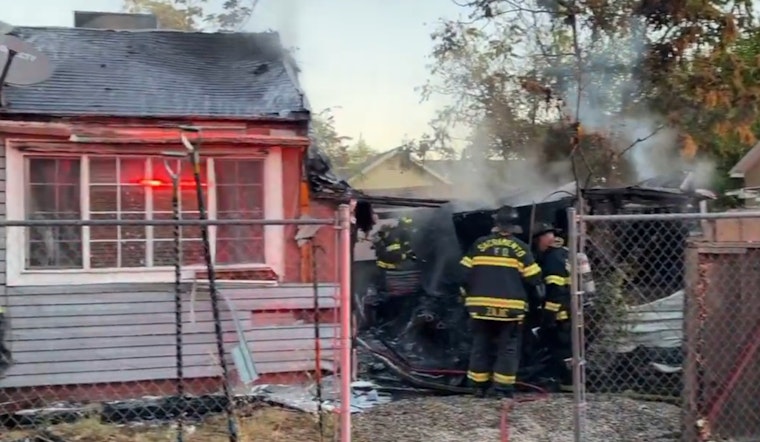 Sacramento Neighborhood Rattled as Blaze Damages Homes on 16th Avenue, No Injuries Reported
