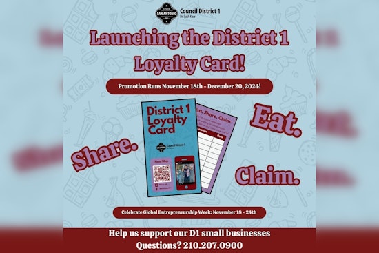 San Antonio's District 1 Launches "Eat. Share. Claim." Loyalty Program to Boost Local Restaurants