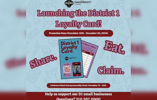 San Antonio's District 1 Launches "Eat. Share. Claim." Loyalty Program to Boost Local Restaurants