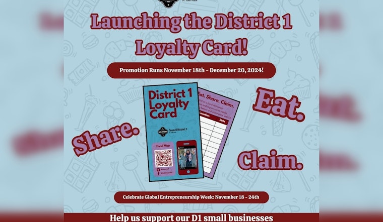San Antonio's District 1 Launches "Eat. Share. Claim." Loyalty Program to Boost Local Restaurants