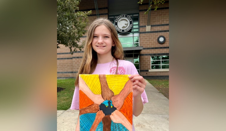 San Antonio's MLK Art Contest Won by Young Talent Ashlynn Sokolowski from Robert G. Cole Middle School