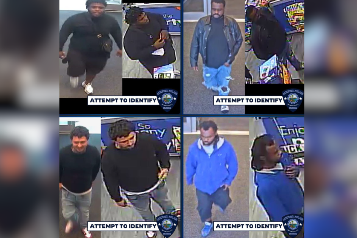 Sanford Police Seek Public's Aid to Identify Suspects in Counterfeit