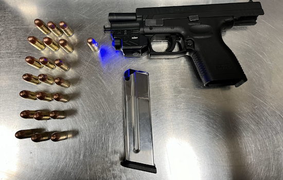 Santa Rosa Police Arrest Man with Unregistered Loaded Firearm During Routine Patrol