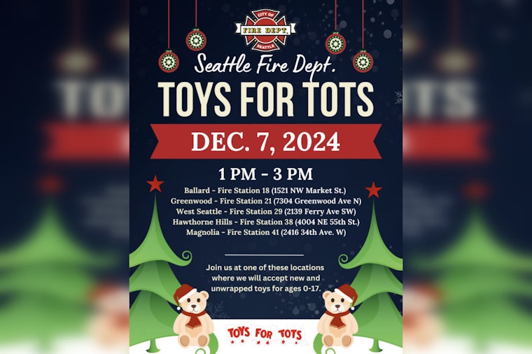 Seattle Fire Department and Marine Corps Reserves Rally Community Support for Annual Toys for Tots Drive