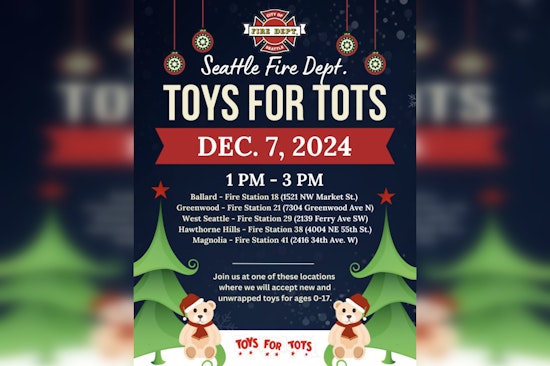 Seattle Fire Department and Marine Corps Reserves Rally Community Support for Annual Toys for Tots Drive
