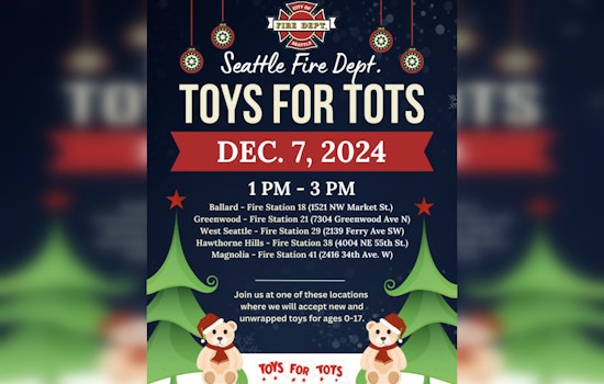 Seattle Fire Department and Marine Corps Reserves Rally Community Support for Annual Toys for Tots Drive