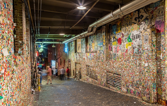 Seattle's Famed Pike Place Market Gum Wall Gets a Full Scrub Down After Years of Accumulation
