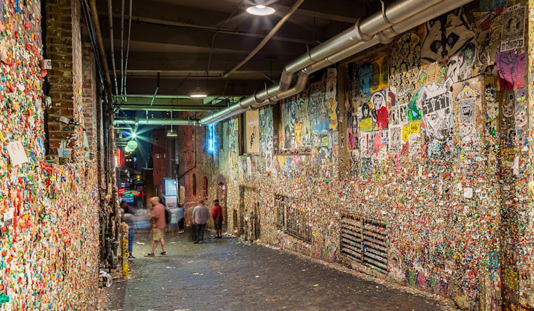 Seattle's Famed Pike Place Market Gum Wall Gets a Full Scrub Down After Years of Accumulation
