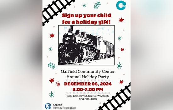 Seattle's Garfield Community Center Invites Locals to Annual Holiday Bash and "Toys for Tots" Drive