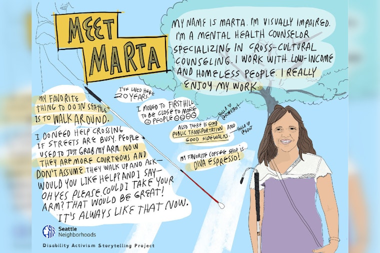 Seattle's Walks of Change How Marta's Experience with Disability Shapes Community Awareness