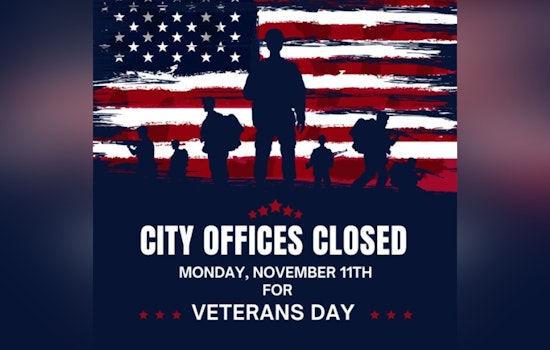 Seguin City Offices and Library to Close on Veterans Day, Garbage and Recycling Services to Operate Normally