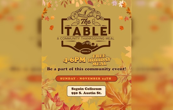 Seguin Unites for "The Table – A Community Thanksgiving Meal" at Local Coliseum