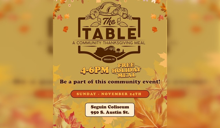 Seguin Unites for "The Table – A Community Thanksgiving Meal" at Local Coliseum