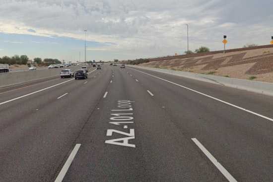 Semi-Truck Rollover Causes Major Traffic Delays on Loop 101 Eastbound Near 64th Street