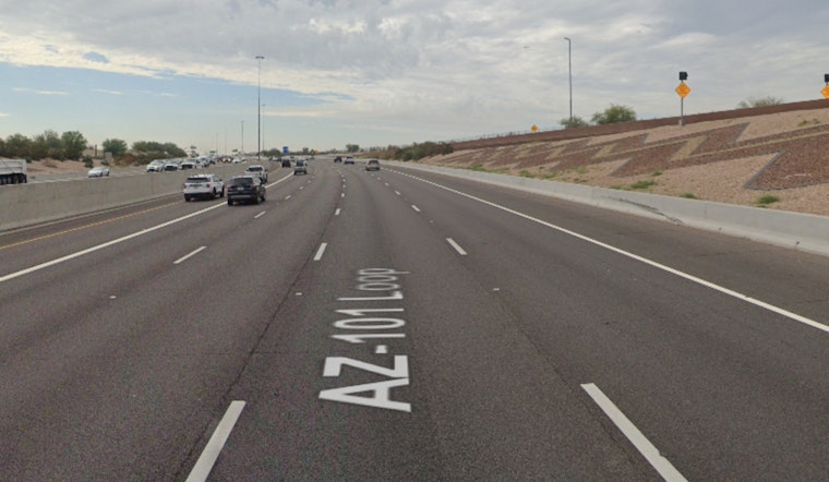 Semi-Truck Rollover Causes Major Traffic Delays on Loop 101 Eastbound Near 64th Street