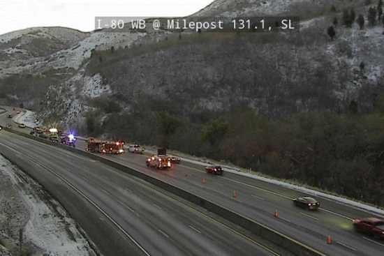 Series of Morning Crashes on I-80 Near Parleys Canyon Cause Delays, Utah Drivers Urged to Be Cautious