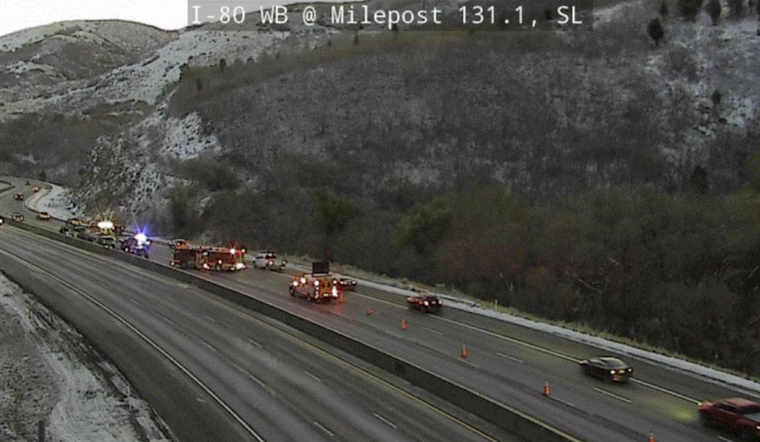 Series of Morning Crashes on I-80 Near Parleys Canyon Cause Delays, Utah Drivers Urged to Be Cautious