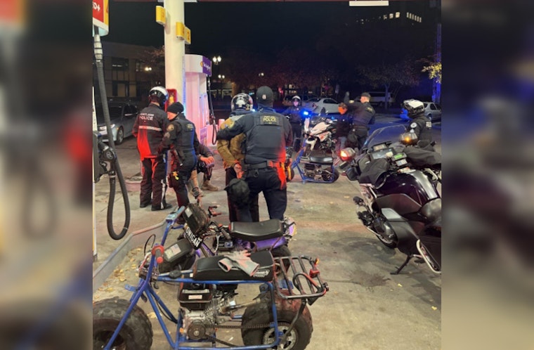 Seven Arrested for Reckless Minibike Riding in Downtown Portland, Police Officer Injured