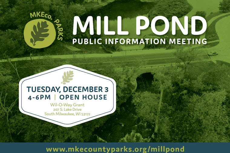 Southeastern Wisconsin Residents Invited to Shape Future of Mill Pond and Dam