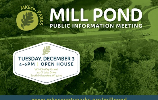 Southeastern Wisconsin Residents Invited to Shape Future of Mill Pond and Dam