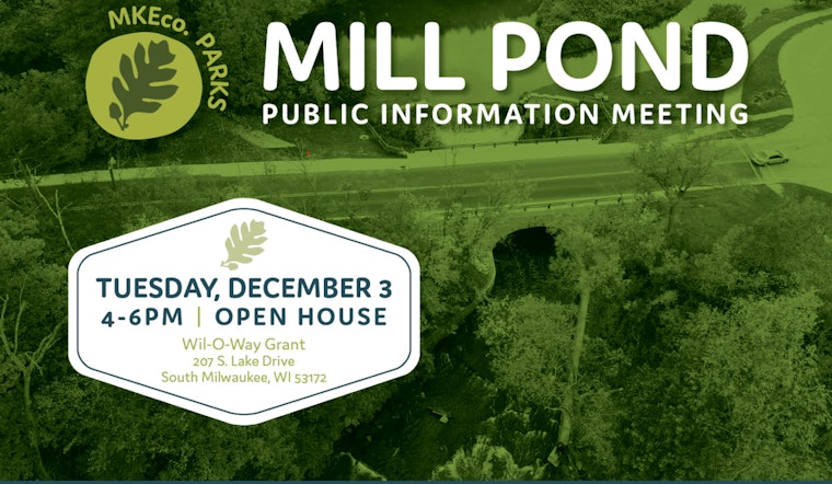 Southeastern Wisconsin Residents Invited to Shape Future of Mill Pond and Dam