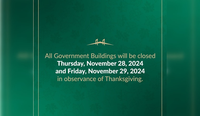 St. Charles Parish Announces Thanksgiving Closures, Trash Pickup Rescheduled for December 2