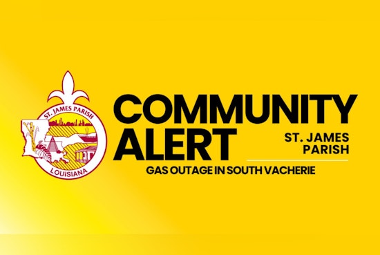 St. James Parish Warns of Gas Outage, Urges Caution