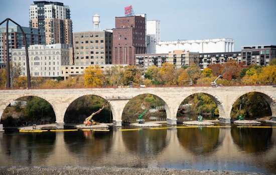 Stone Arch Bridge Downtown Side Closing Starting December 2 in Minneapolis