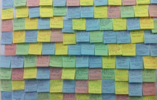 "Subway Therapy" Installation Re-Emerges in Manhattan, Offering New Yorkers Post-Election Solace on Post-It Notes