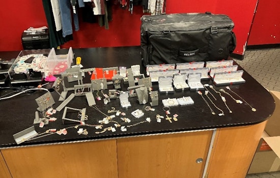 Suspected Auburn Man Arrested with $91K in Stolen Jewelry After Citrus Heights Mall Burglary