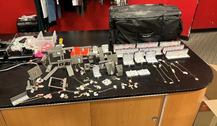 Suspected Auburn Man Arrested with $91K in Stolen Jewelry After Citrus Heights Mall Burglary