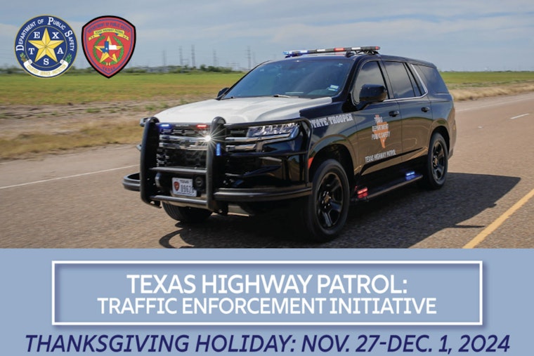 Texas DPS Increases Traffic Enforcement for Thanksgiving Travel, Urges Vigilance and Road Safety