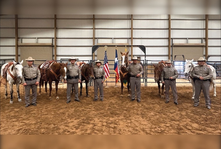 Texas DPS Launches New Border Mounted Patrol Unit, Graduates First Class of Troopers and Horses