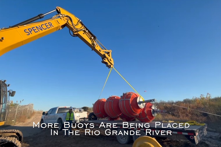 Texas Enhances Border Security as Governor Abbott Overseeing Installation of New Marine Barriers on Rio Grande