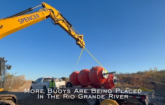 Texas Enhances Border Security as Governor Abbott Overseeing Installation of New Marine Barriers on Rio Grande