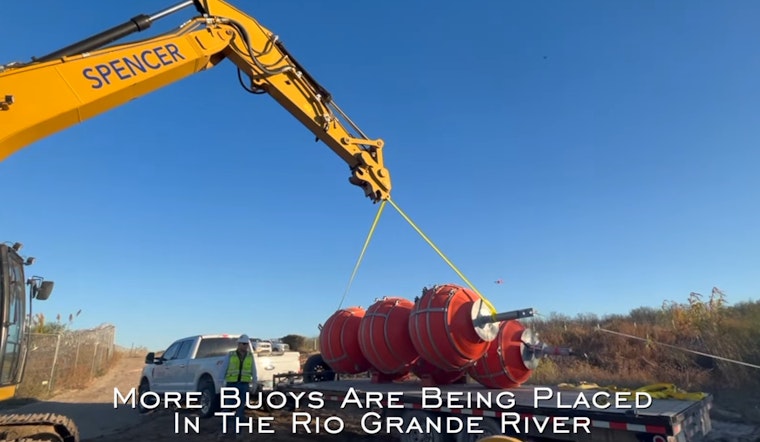 Texas Enhances Border Security as Governor Abbott Overseeing Installation of New Marine Barriers on Rio Grande
