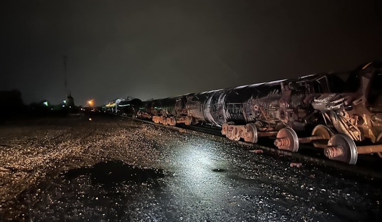 Train Derailment in Frankfort, Indiana Leads to Road Closures and Cleanup Efforts, No Injuries Reported