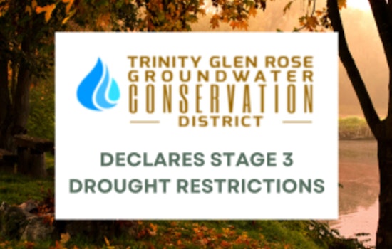 Trinity Glen Rose District Enacts Stage 3 Drought Restrictions Amid Severe Water Scarcity
