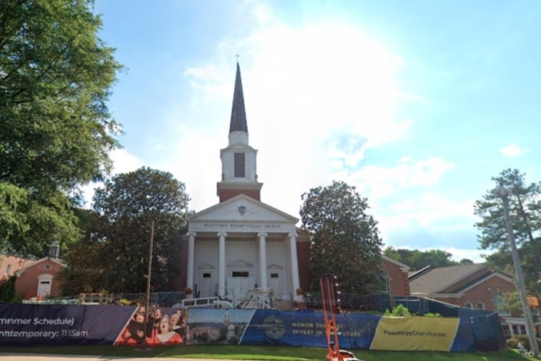 Two Men Critically Injured After Falling From Scaffolding at Peachtree Presbyterian Church in Buckhead, Atlanta