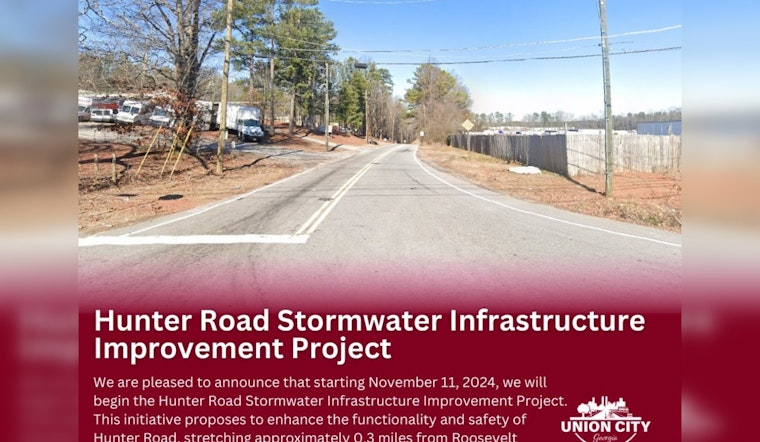 Union City Launches Major Upgrade on Hunter Road Stormwater System to Combat Flooding