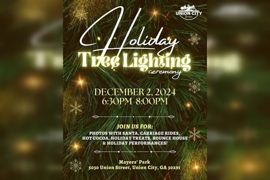 Union City to Sparkle with Annual Tree Lighting Ceremony at Mayor's Park on December 2nd