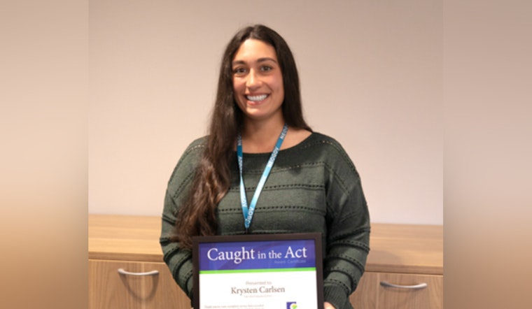 Union County HR Employee Lauded with Caught in the Act Award for Life-Saving Response in Medical Emergency