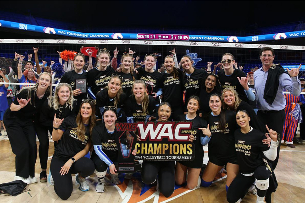 UT Arlington Volleyball Clinches WAC Championship Title in Thrilling