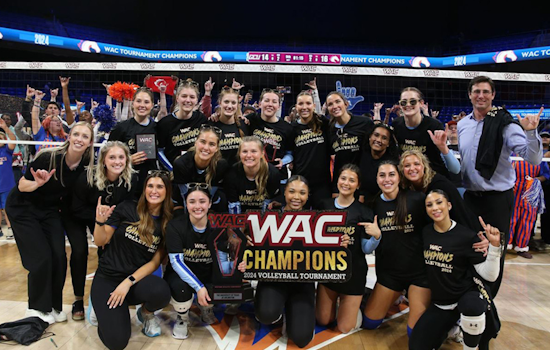UT Arlington Volleyball Clinches WAC Championship Title in Thrilling Comeback Against Grand Canyon