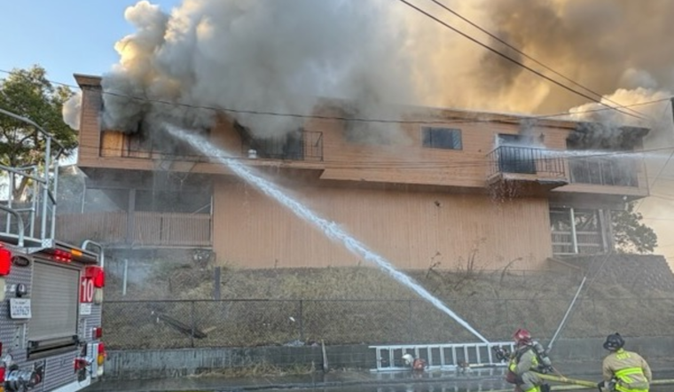 Vehicle Fire Spreads to Abandoned Building in La Mesa; Multi-Agency Effort Curbs Blaze with No Injuries Reported