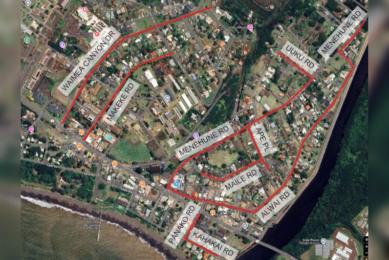 Waimea Roadwork on Hold as Wastewater System Inspection Postponed, Easing Commuter Concerns