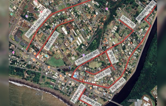 Waimea Roadwork on Hold as Wastewater System Inspection Postponed, Easing Commuter Concerns