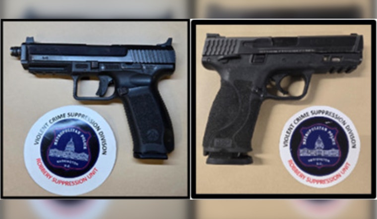 Washington D.C. Metropolitan Police Confiscate 37 Firearms in Week-Long Crackdown on Gun Violence